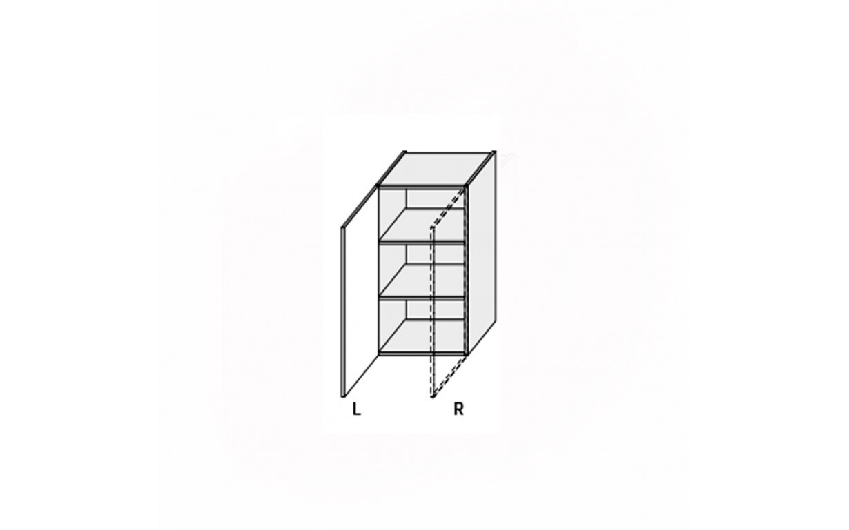 Кухонна секція Міленіум WG верхня 20В/720 1дв ПРАВА - Фото